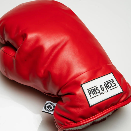 Bild på headcover i form av en boxningshandske.