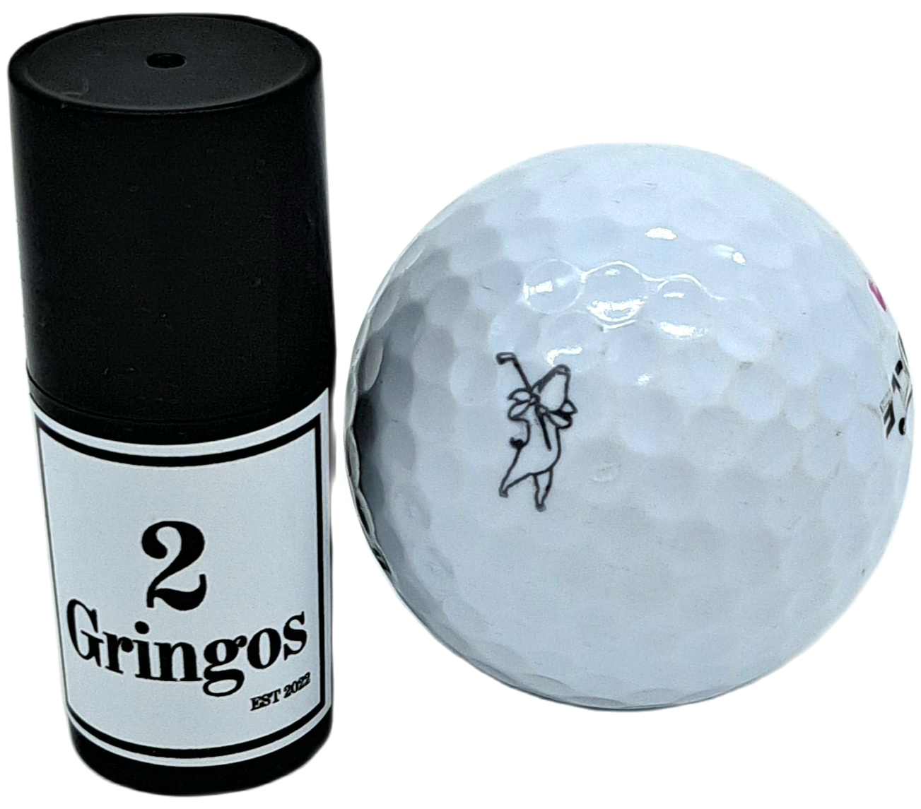 BROKEN CLUBS CLUB GOLF BALL STAMP