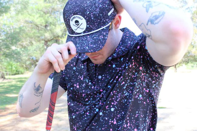 PAINT SPLATTER GOLF HAT