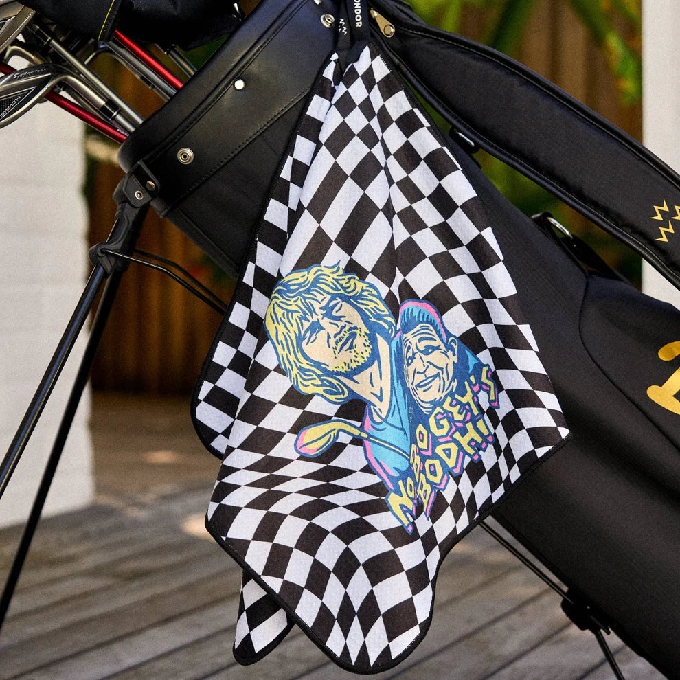 BODHI CHECKERED GOLF TOWEL
