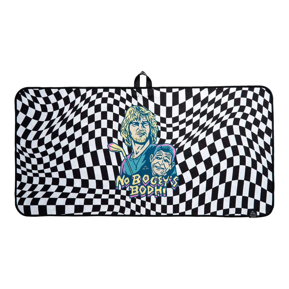 BODHI CHECKERED GOLF TOWEL
