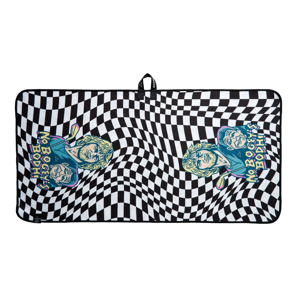 BODHI CHECKERED GOLF TOWEL