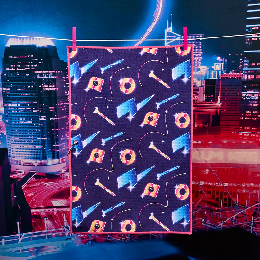 VAPOR RAVE GOLF TOWEL