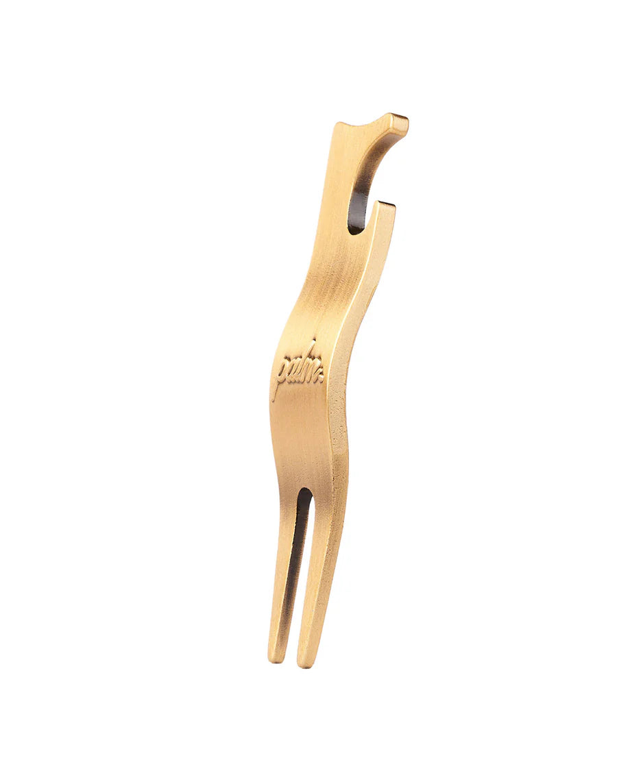 DIVOT REPAIR TOOL (BOTTLE OPENER) BRUSHED GOLD