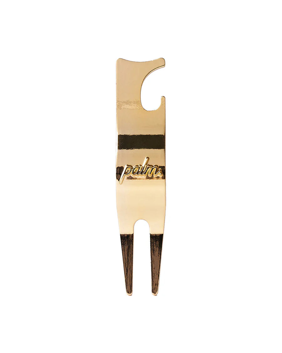 DIVOT REPAIR TOOL (BOTTLE OPENER) BRUSHED GOLD