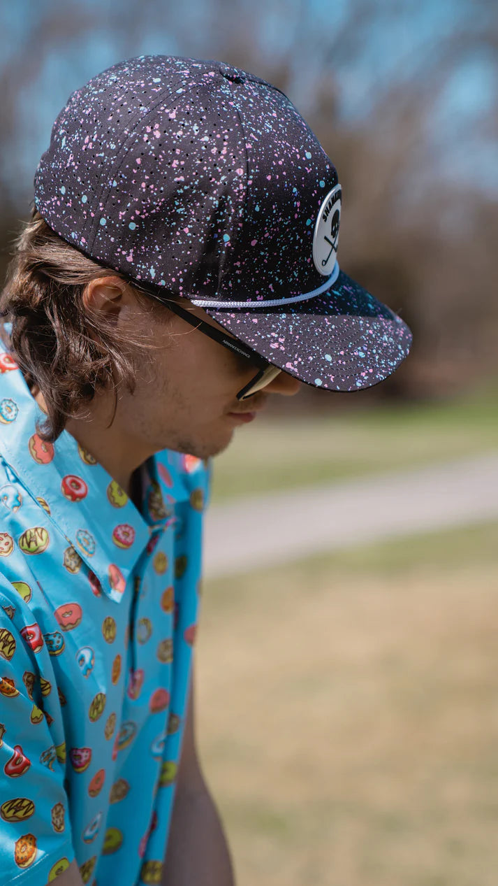 PAINT SPLATTER GOLF HAT