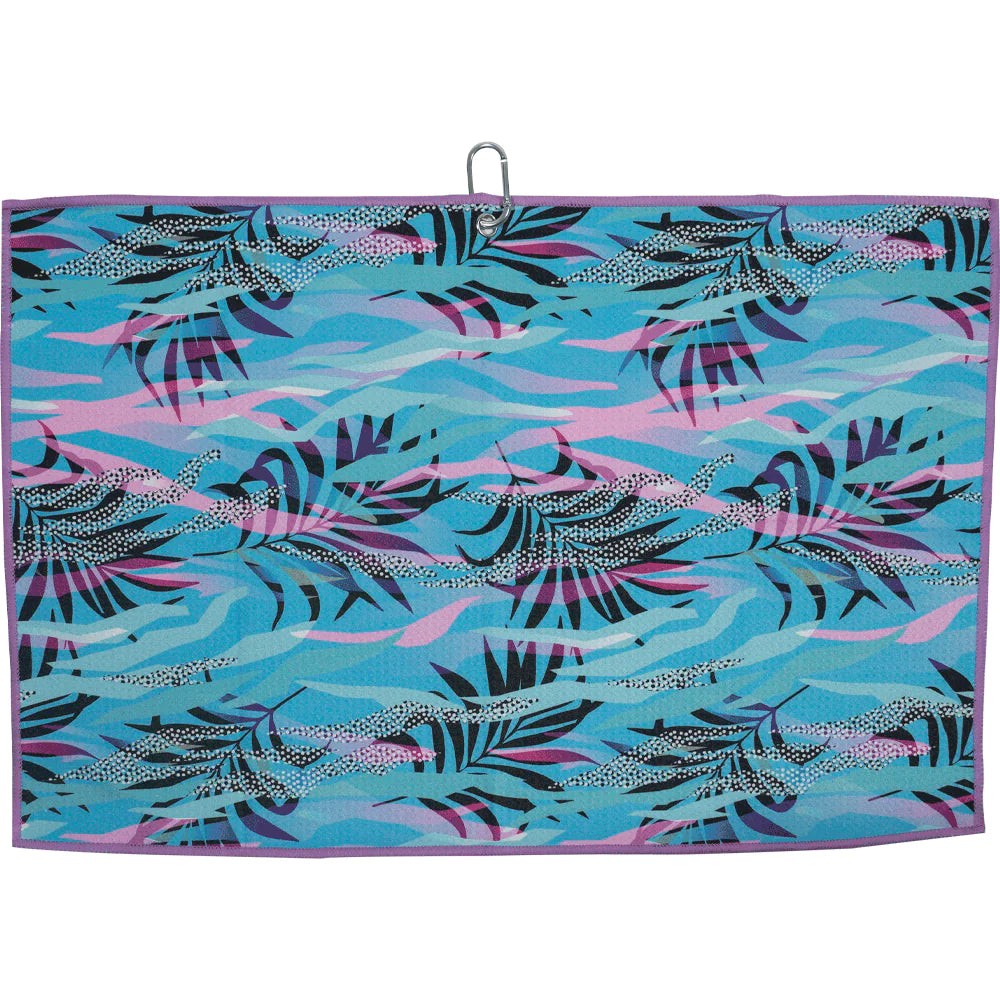 TRENDY TROPICAL GOLF TOWEL