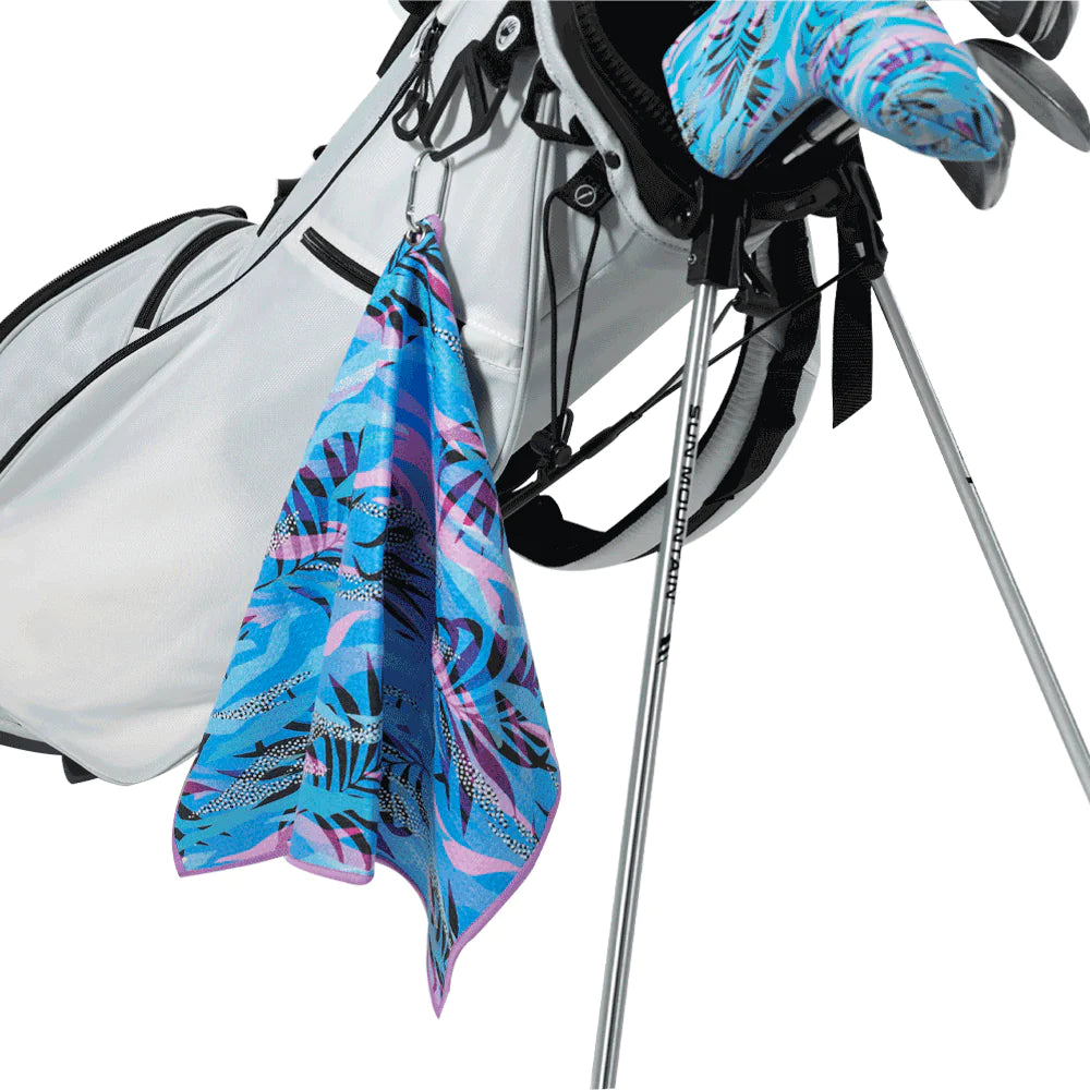 TRENDY TROPICAL GOLF TOWEL