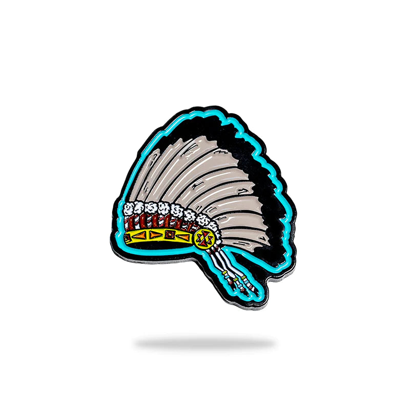 NATIVE HEADDRESS GOLF BALL MARKER