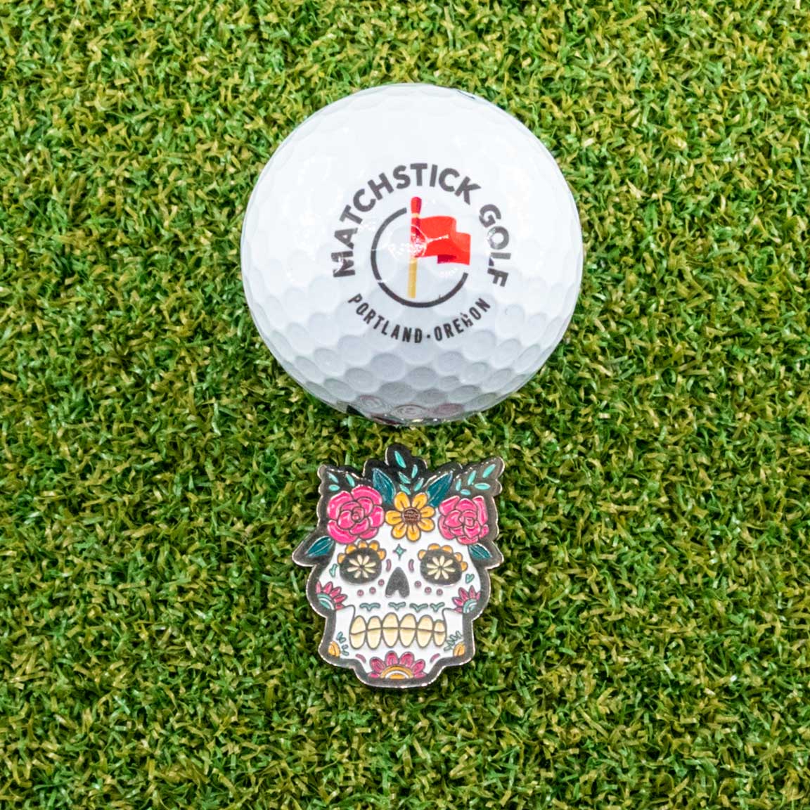 SUGAR SKULL - ROBERTA GOLF BALL MARKER