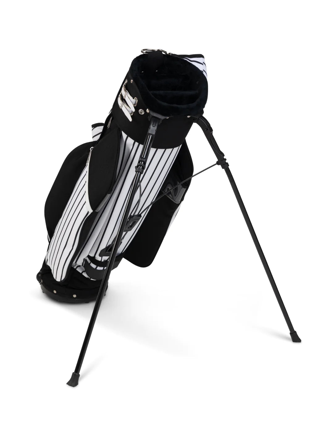 Classic Stand Bag - Black Pinstripe