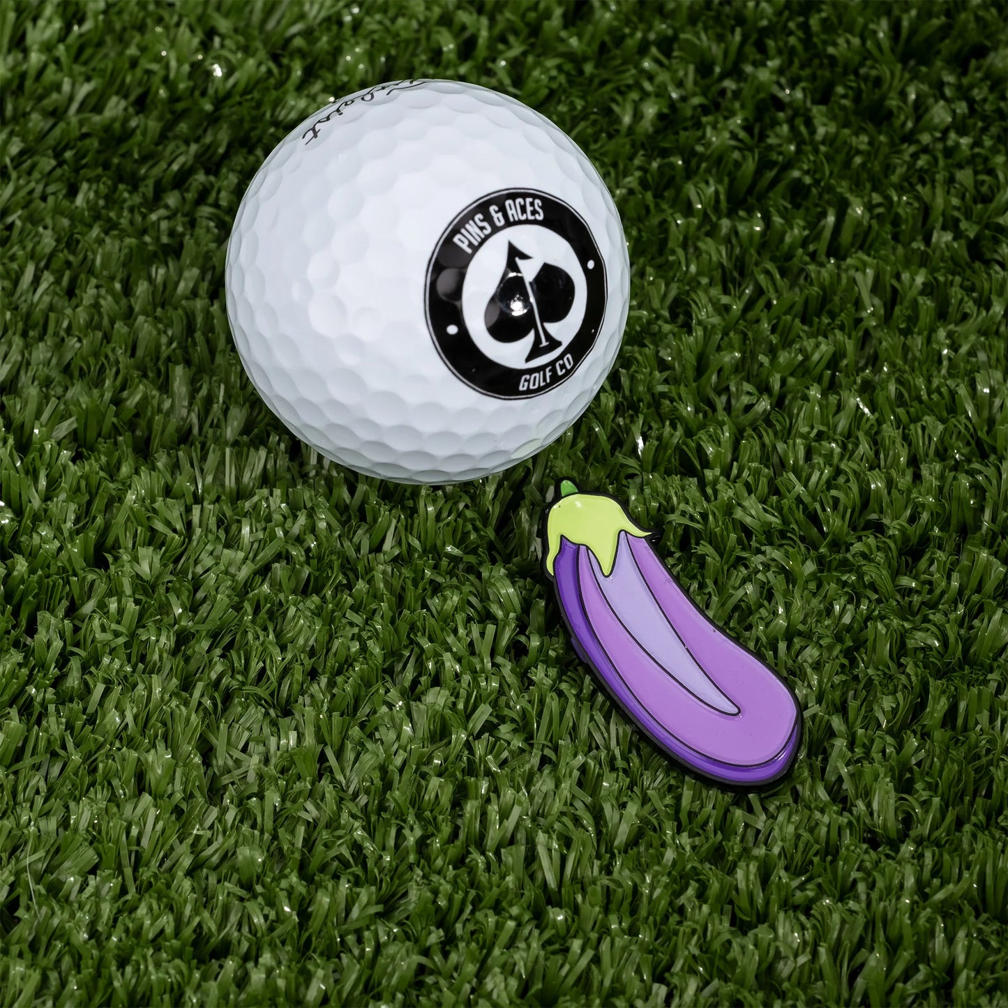 EGGPLANT BALL MARKER