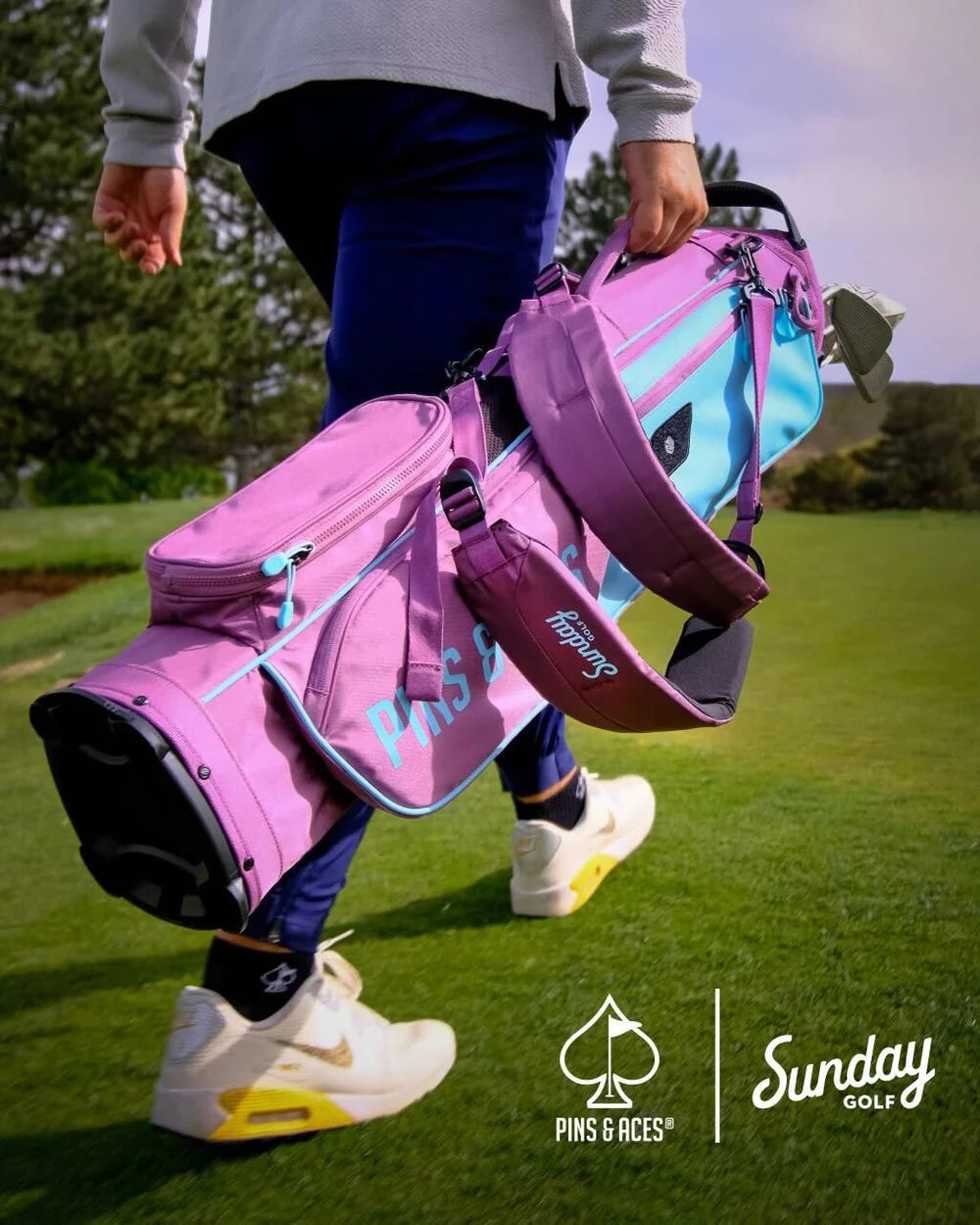 Pins & Aces och Sunday Golf i ett golfbagsamarbete