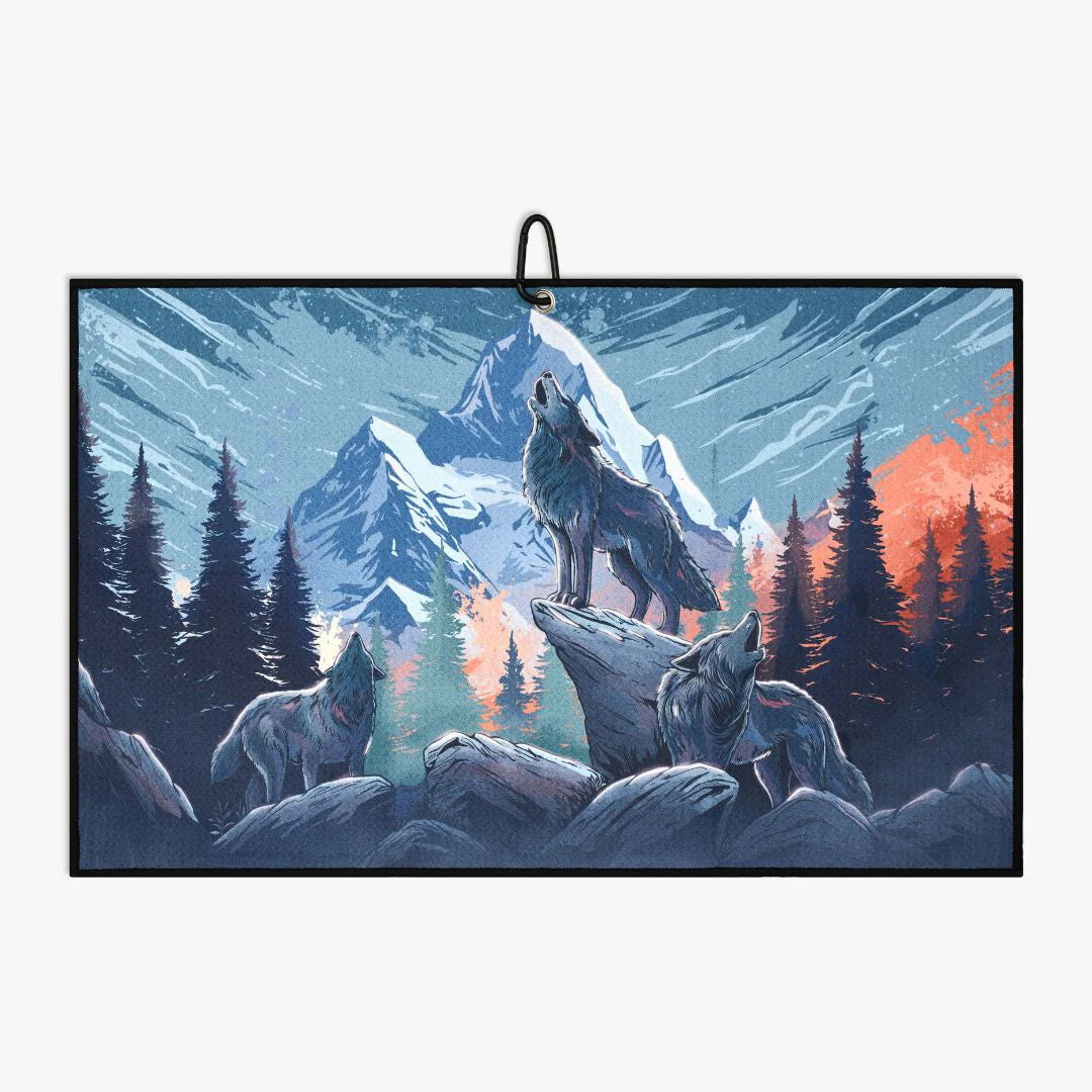 WOLF PACK GOLF TOWEL 