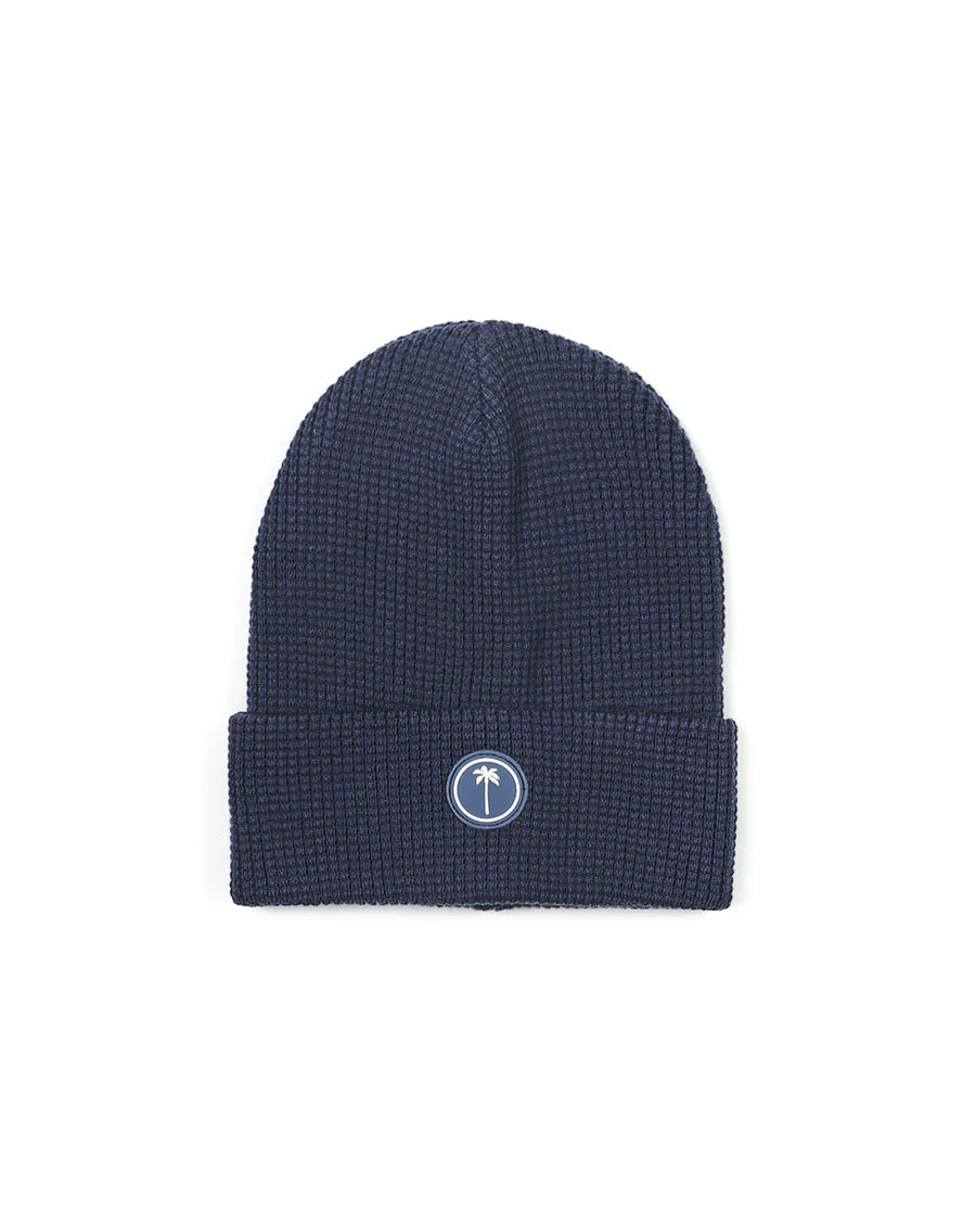 LAZY PALM BEANIE - HARBOR BLUE