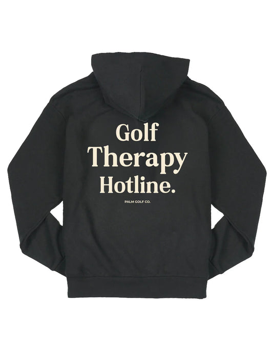 GOLF THERAPY HOODIE – BLACK