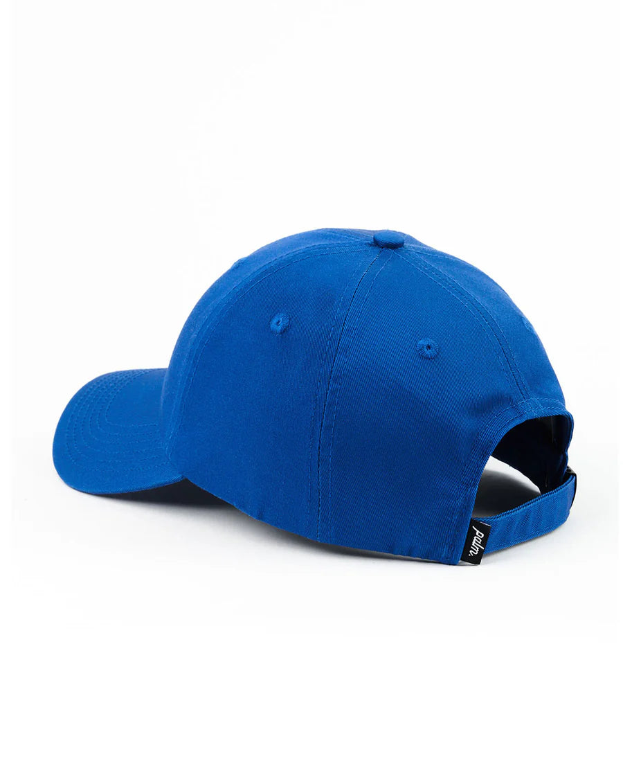 SCRIPT STRAPBACK (LOW-CROWN) - BLÅ