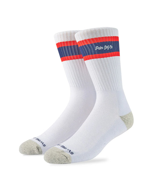 PGC CREW SOCK BLÅ