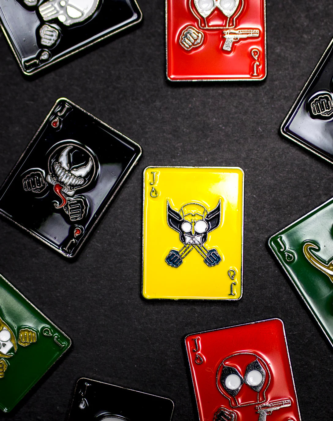 SUPER-SKULLY PLAYING CARDS BALL MARKER SET - PHASE 2