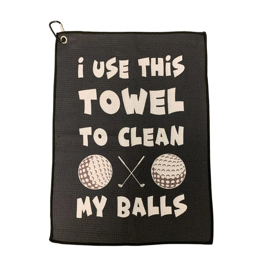 CLEAN MY BALLS GOLFHANDDUK