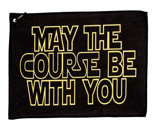 MAY THE COURSE BE WITH YOU GOLFHANDDUK